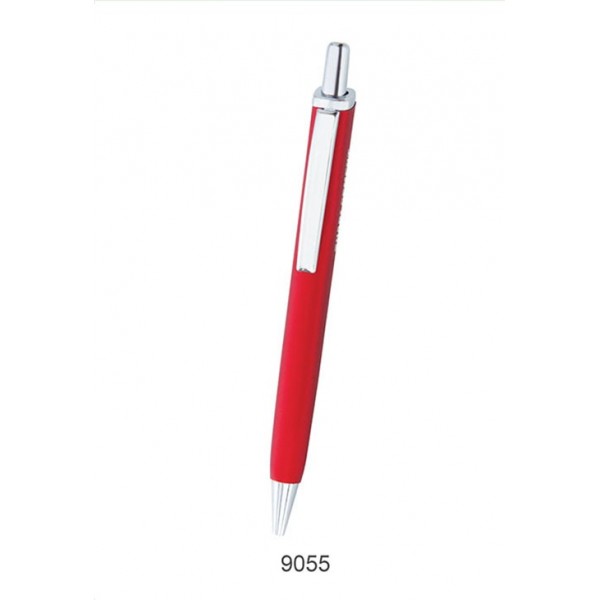 sp metal pen with colour red grip white...